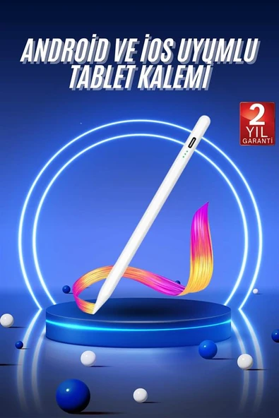 Yazı Çizim Kalemi İos Android Windows Uyumlu Tablet Telefon - 2