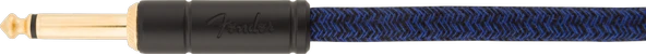 Fender Festival Düz/L Uçlu 5m Pure Hemp Mavi Dream Enstrüman Kablosu - Resim 2