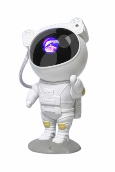 Gece Lambası Astronot Bluetooth Hoparlörlü Galaksi Işık Projektörü - Resim 5