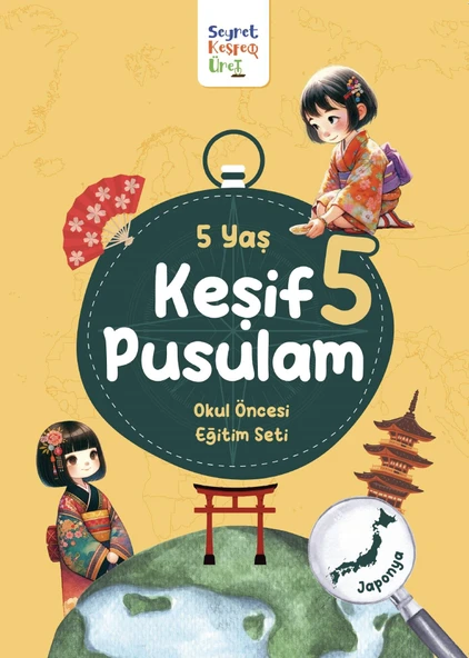 KEŞİF PUSULAM SET - 5 YAŞ İÇİN OKUL DESTEK SETİ - Resim 3