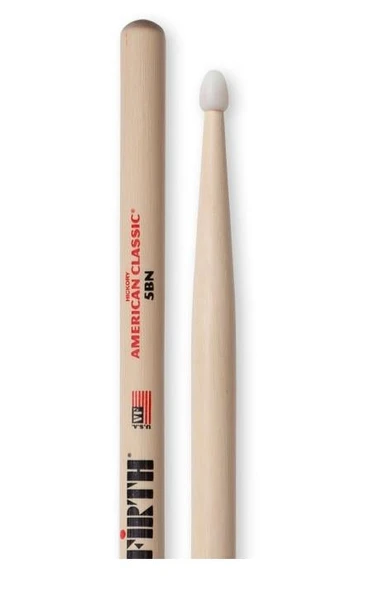 VICFIRTH V5BN BAGET 5BN, HICKORY, 0.595"x16", MED ürün görseli