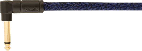 Fender Festival Düz/L Uçlu 5m Pure Hemp Mavi Dream Enstrüman Kablosu - Resim 3