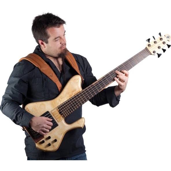 Gruv Gear Damian Erskine Signature Duostrap - Çiftli Gitar Askısı - Taba - 5