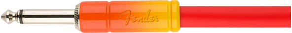 Fender Ombré Düz/Düz Uçlu 3m Tequila Sunrise Enstrüman Kablosu - Resim 3