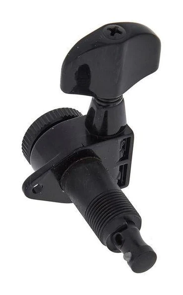 PLANETWAVES PWAT332L AKUSTİK GİTAR KULAĞI, 3+3, SİYAH - 5