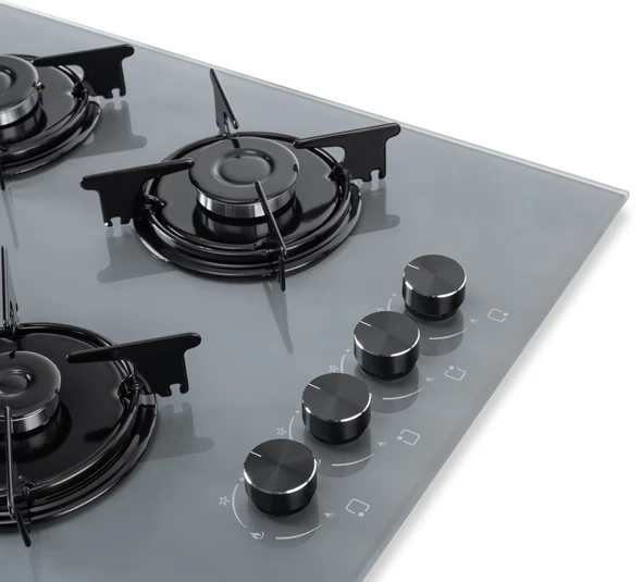 Luxell OC-88 Gazlı Ankastre Ocak Gri - 3