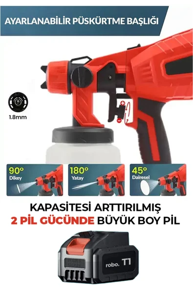 ROBO Şarjlı Boya Makinesi - 2