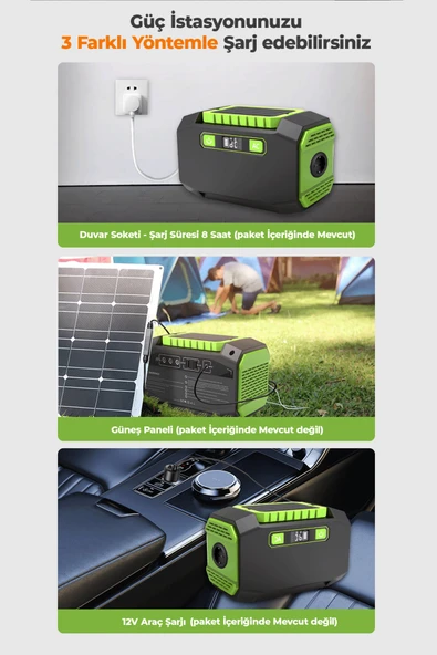 ROBO 200 W Taşınabilir Güç Istasyonu Güç Kaynağı - 3