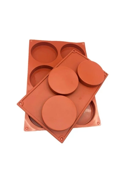 Siliko World Silikon 10cm X 3lü Yuvarlak Tart&kek Epoksi Için Bardak Altı Kalıbı - 7