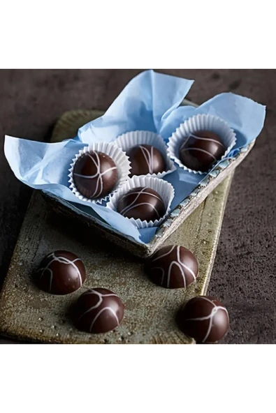 Siliko World 8'li Yarım Küre Muffin, Çikolata, Kek Kalıbı, Silikon 4,8cm - 7