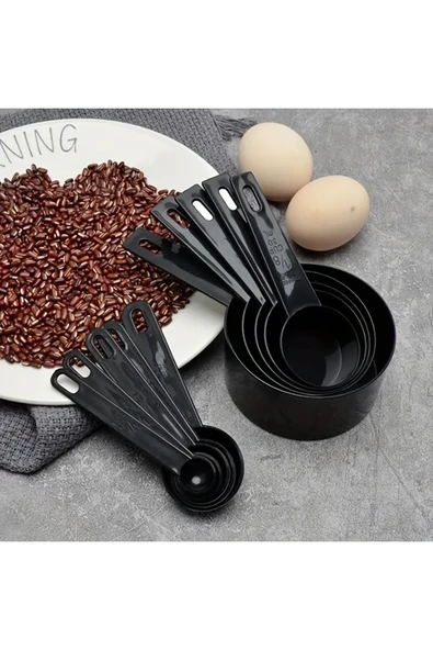 Siliko World 10 Adet Ölçü Kaşığı Seti Pratik Kolay Temizlenebilir