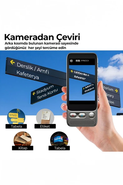 ROBO Yapay Zeka Çeviri Cihazı 142 Dil - Resim 6