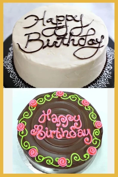 Siliko World Pasta Üzeri Yazı ve Dekorasyon Amaçlı Krema Torbası Ucu (duy NO5), 1 Adet + 4 Adet Sıkma Torbası - 2