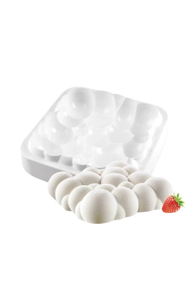 PASTRY PLANET Profesyonel Bulut (CLOUD) Silikon Kek Kalıbı - Resim 2