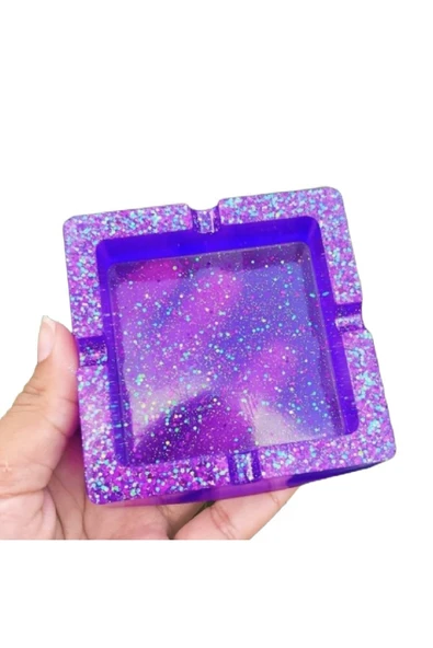 Hobilear Epoksi Silikon Kare Küllük Kalıbı - 2