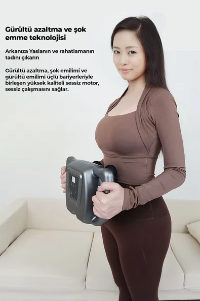 ROBO 8 Başlıklı Şarjlı Isıtmalı Masaj Aleti - 4