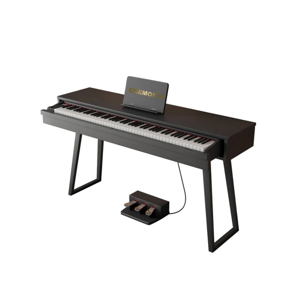 CREMONIA 58819 BK DİJİTAL PİYANO, SİYAH, 88 TUŞ, ÇEKMECE KAPAK ürün görseli