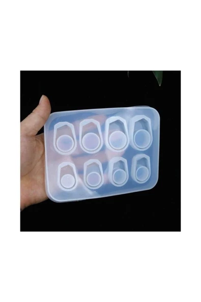Siliko World Epoksi Kalıbı Yüzük 8 Farklı Boy - 7