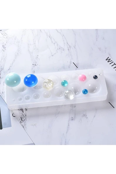 Siliko World Epoksi Kalıbı Mini Yarım Küre