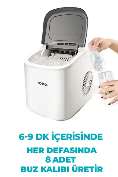 ROBO Buz Makinesi (15 KG KAPASİTELİ) - Resim 7