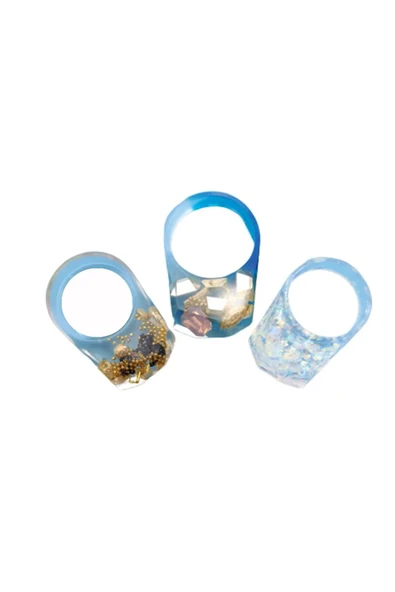 Siliko World Epoksi Kalıbı Yüzük 8 Farklı Boy - 5