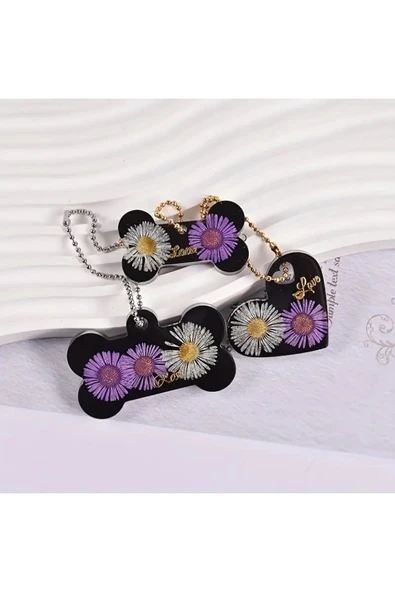 Siliko World Epoksi Reçine Anahtarlık Kalıpları Kemik Etiketi Silikon Kalıpları Yuvarlak Etiket Epoksi Kalıpları - 6