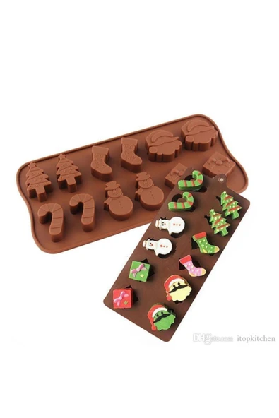 Pasta Durağı Silikon Çikolata Kalıbı - 2