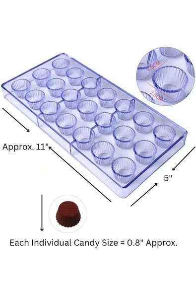 Siliko World Polikarbon Çikolata Kalıbı - Resim 2