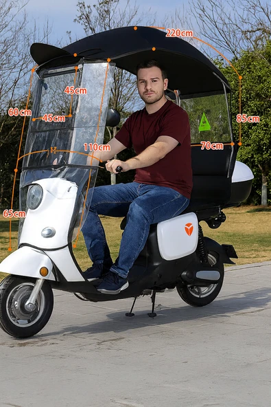 ROBO Motorsiklet Tentesi Siyah