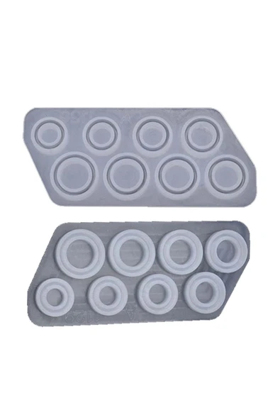 Maison Shop Epoksi Silikon Kalıp Çoklu Yüzük Kalıbı - 7