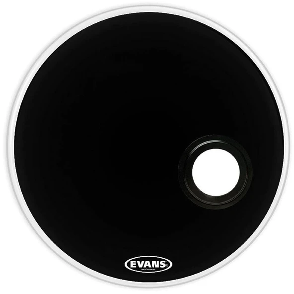 EVANS BD22REMAD 22" DERİ RESONANT KİCK SİYAH ÖN SÜNGERLİ - Resim 2