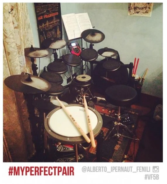 VICFIRTH V5B BAGET 5B, HICKORY, 0.595"x16", MED - Resim 3