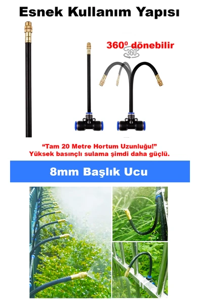 ROBO 360 Derece dönebilen 20 metre Sulama Sistemi - 2