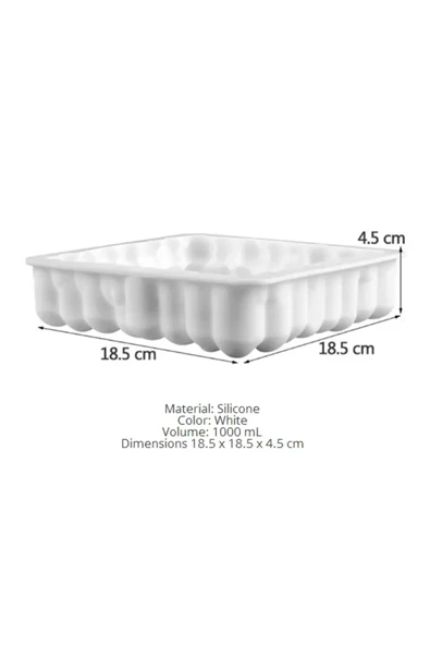 Siliko World Buble Pasta ve Kek Kalıbı - Resim 4