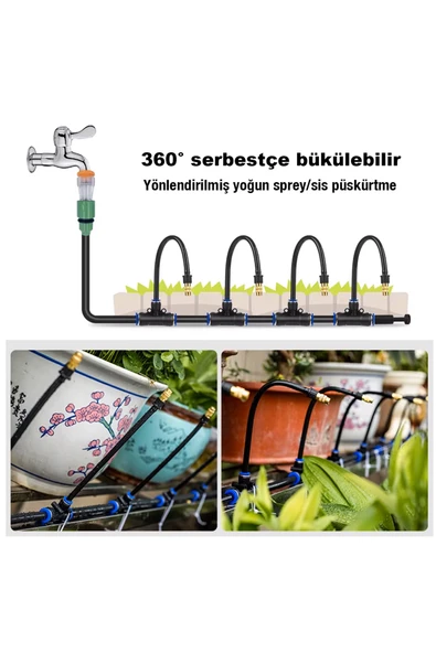 ROBO 360 Derece dönebilen 20 metre Sulama Sistemi - 5