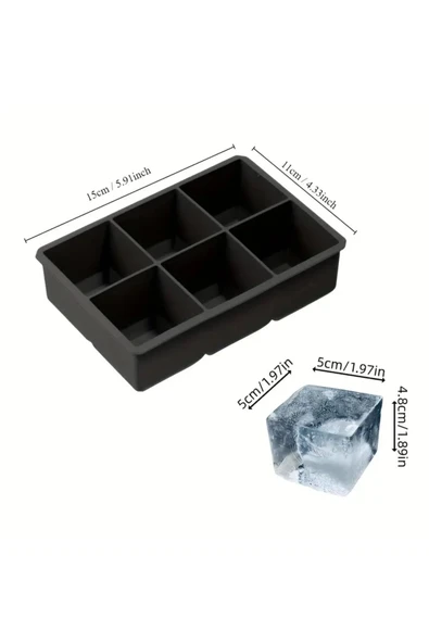 Siliko World Buz Kalıbı 5x5cm Kapaksız - 7