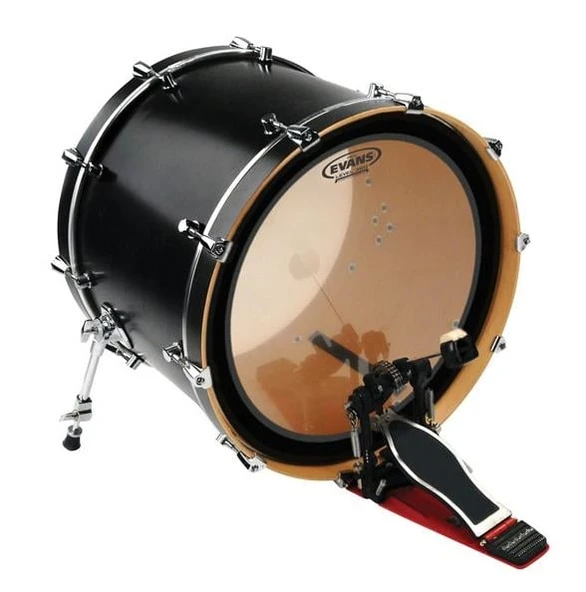 EVANS BD20EMAD 20" DERİ KİCK CLEAR SÜNGERLİ TEK KAT (10 MİL) - Resim 2