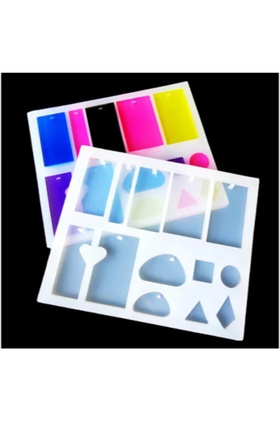 Siliko World Epoksi Çoklu Kolye Kalıbı - 6