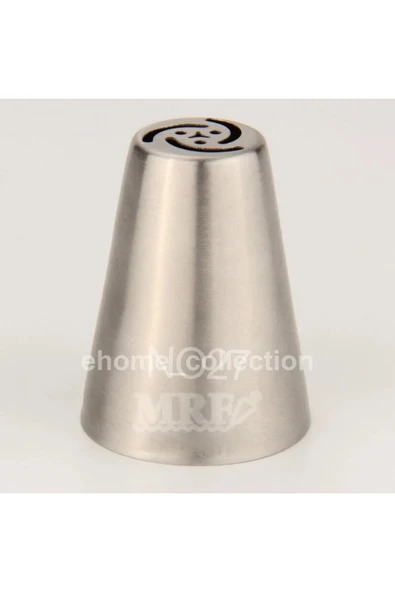 Siliko World Paslanmaz Çelik Krema Sıkma Torbası Ucu , Rus Duyu, 1 Adet+4 Adet Sıkma Torbası - 4