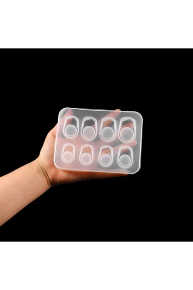 Siliko World Epoksi Kalıbı Yüzük 8 Farklı Boy - 6