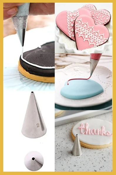 Siliko World 1 Nolu Yazı Duyu (KÜÇÜK BOYDUR) ve 4 Adet Krema Torbası Hediyeli