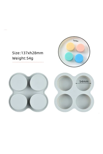 Siliko World Epoksi Çikolata Muffin Kalıbı Silikon Kalıp - 3