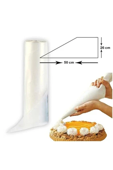 PASTA VİSTA Krema Torbası Büyük Boy 72 Adet (duy Hariçtir)