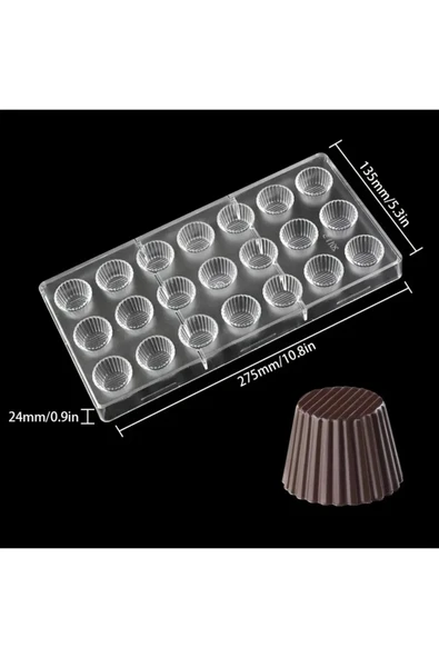 Siliko World Polikarbon Çikolata Kalıbı - Resim 7