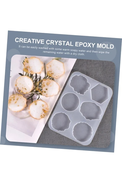 Siliko World Silikon Epoksi  Reçine Çoklu Kolye ve Küpe Kalıbı - 3