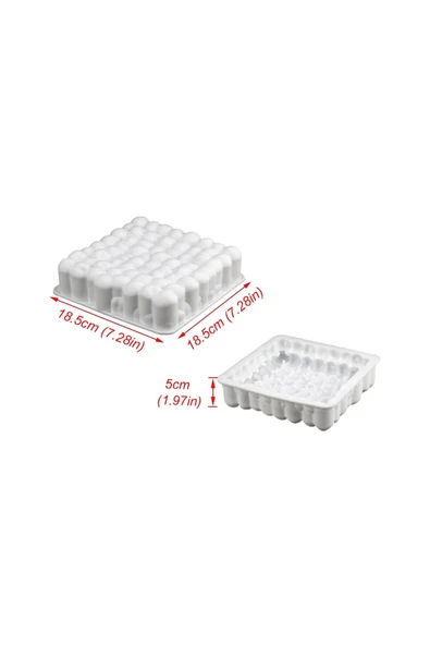 Siliko World Buble Pasta ve Kek Kalıbı - Resim 5