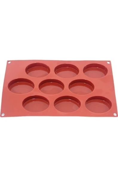 Siliko World Silikon 9lu Oval Çikolata , Kek , Sabun Kalıbı - 2