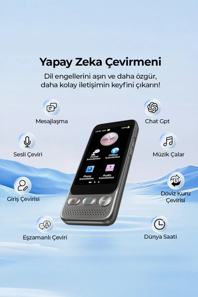 ROBO Yapay Zeka Çeviri Cihazı 142 Dil - Resim 5