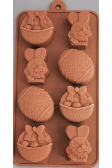 MENDELS Yumurta Ve Tavşan Silikon Çikolata Kalıbı - 2