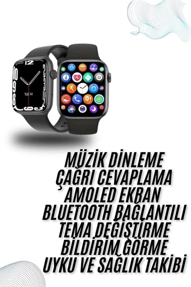 Plastik Kordonlu Kalp Atışı Uyku Takibi ve Çağrı Cevaplayabilen Akıllı Saat ürün görseli